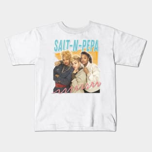 Salt N Pepa / Vintage Aesthetic Design Kids T-Shirt